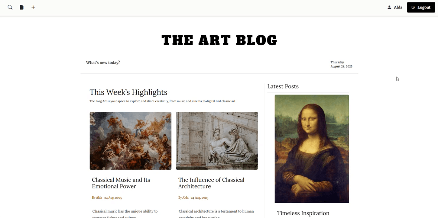 The Art Blog